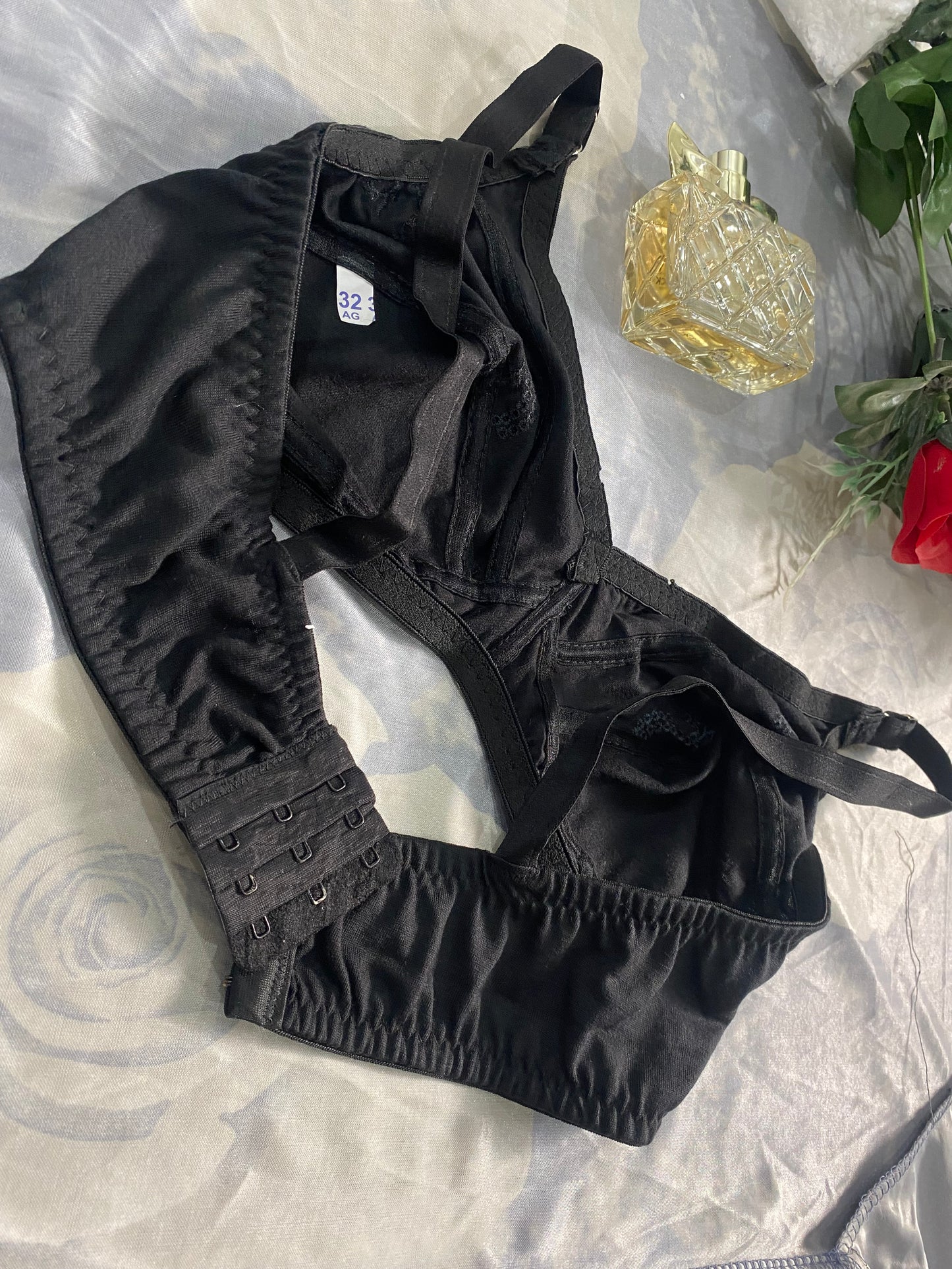 Daily Basic Chikan Embroidery Floral Bra - Soft Cotton & Non-Padded