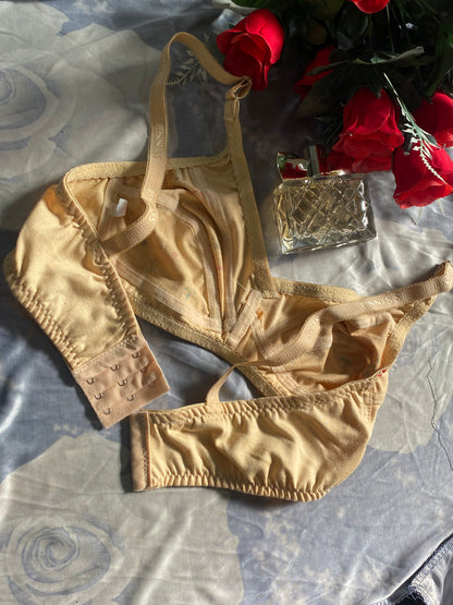 Daily Essentials Floral Bra - Soft Fabric & Non-Padded