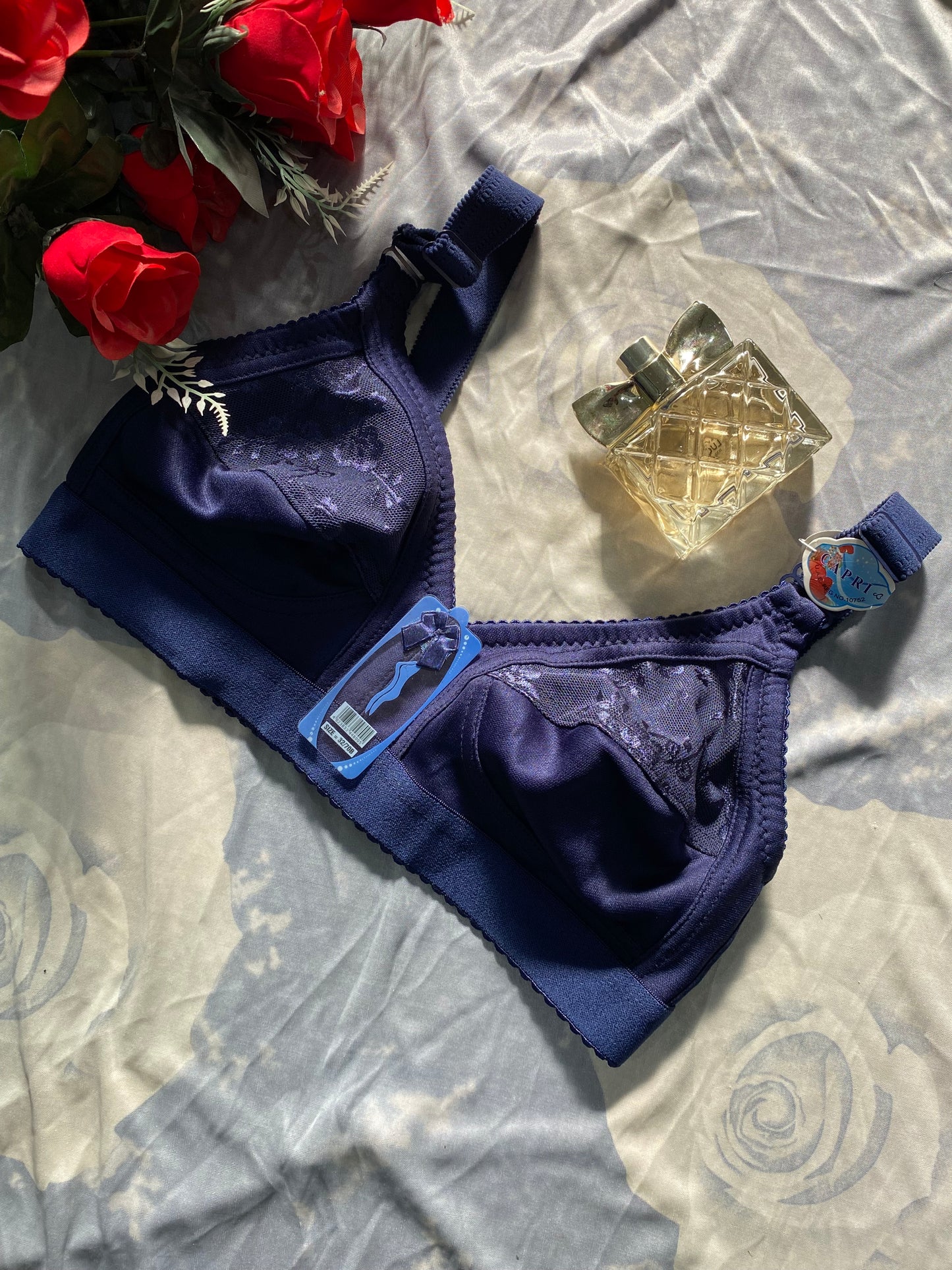 Luxe Flourish Cotton Bra