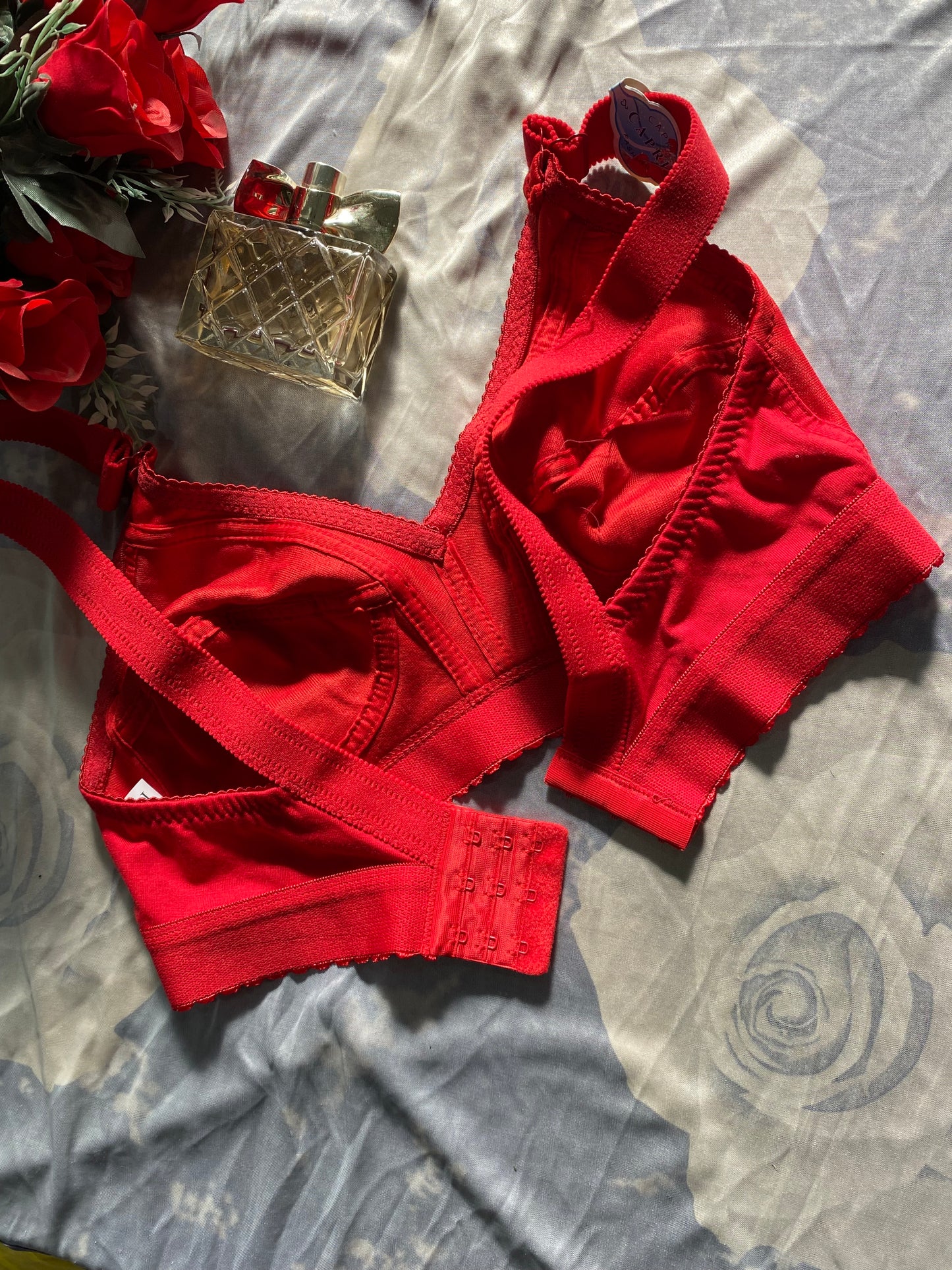 Luxe Flourish Cotton Bra