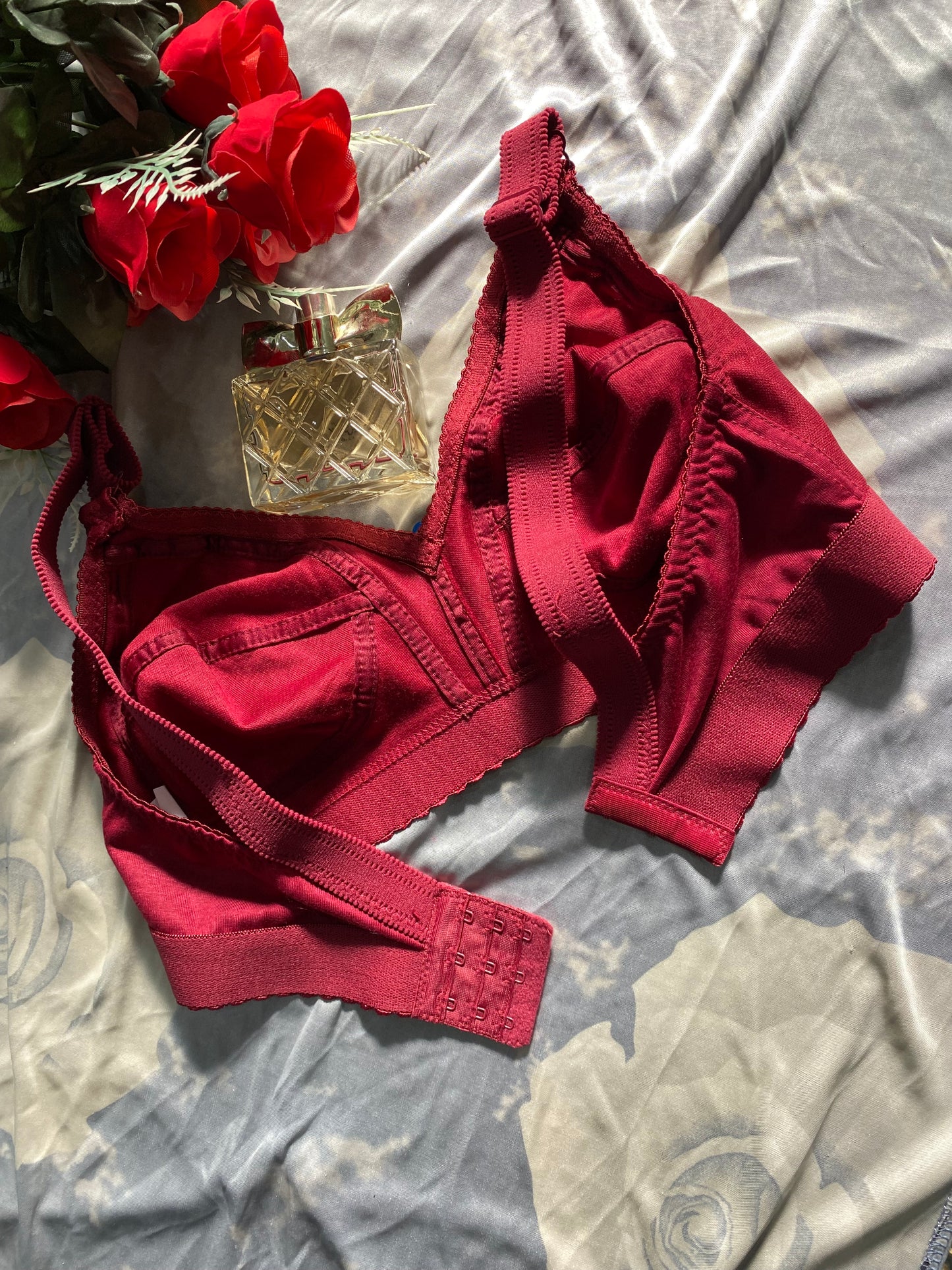 Luxe Flourish Cotton Bra