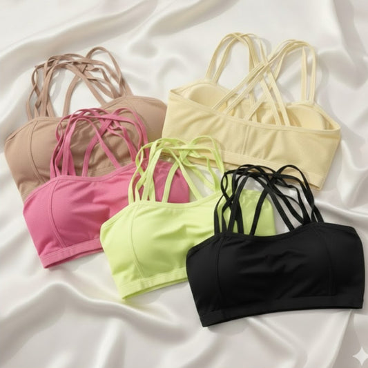 Signature Strappy Back Padded activweat sports bra